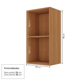 Armário Aéreo 1 Porta 41cm Soho CabeCasa MadeiraMadeira - 5