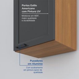 Armário Aéreo 1 Porta 41cm Soho CabeCasa MadeiraMadeira - 3