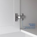 Ver imagem 6 de Armário Aéreo Planejado 1 Porta 41cm Soho CabeCasa MadeiraOriginals Branco