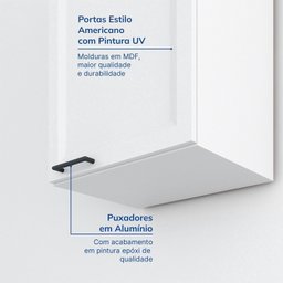 Armário Aéreo 1 Porta 41cm Soho CabeCasa MadeiraMadeira - 5