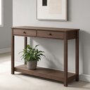 Ver imagem 3 de Aparador Madeira Maciça para Sala 2 Gavetas 120cm Ethos F06 Café - Lyam Decor
