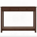 Ver imagem 2 de Aparador Madeira Maciça para Sala 2 Gavetas 120cm Ethos F06 Café - Lyam Decor