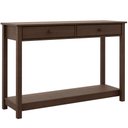 Ver imagem 7 de Aparador Madeira Maciça para Sala 2 Gavetas 120cm Ethos F06 Café - Lyam Decor