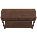 Ver mais imagens de Aparador Madeira Maciça para Sala 2 Gavetas 120cm Ethos F06 Café - Lyam Decor
