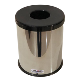Lixeira Inox Para Lavabo Aro Anti Inseto Hole Trash 5L - 5