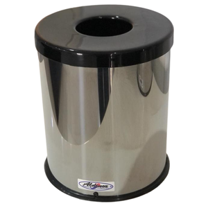 Lixeira Inox Para Lavabo Aro Anti Inseto Hole Trash 5L