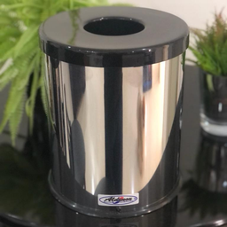 Lixeira Inox Para Lavabo Aro Anti Inseto Hole Trash 5L - 4