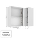 Ver imagem 4 de Armário Aéreo Canto Reto Soho CabeCasa MadeiraOriginals