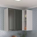 Ver imagem 1 de Armário Aéreo Canto Reto Soho CabeCasa MadeiraOriginals