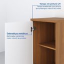 Ver imagem 5 de Balcão Planejado 1 Porta 41cm com Tampo Soho CabeCasa MadeiraOriginals Branco/Freijó