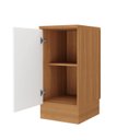 Ver imagem 4 de Balcão Planejado 1 Porta 41cm com Tampo Soho CabeCasa MadeiraOriginals Branco/Freijó