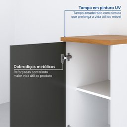 Balcão 1 Porta 41cm com Tampo Soho Cabecasa Madeiramadeira - 6