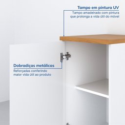 Balcão 1 Porta 41cm com Tampo Soho Cabecasa Madeiramadeira - 6