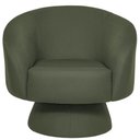 Ver imagem 7 de Poltrona Decorativa Liz Giratória Linho Verde - Nexta Casa