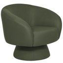 Ver imagem 1 de Poltrona Decorativa Liz Giratória Linho Verde - Nexta Casa
