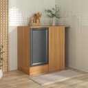 Ver imagem 1 de Balcão Canto Reto com Tampo Soho CabeCasa MadeiraOriginals