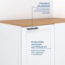 Ver imagem 5 de Balcão Canto Reto Planejado com Tampo Soho CabeCasa MadeiraOriginals Branco