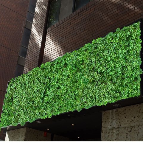 19 Placas de Trevo Verde Artificial Realista para Revestimento Interna de Alto Padrão e Beleza