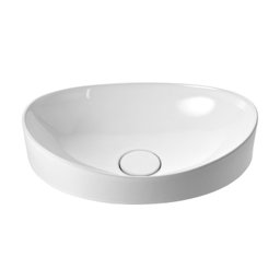 Cuba de Apoio para Banheiro Oval 48x33 em Cerâmica Icasa - 2