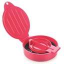 Ver imagem 1 de Forma Moldar Hambúrguer Carne Prensa Antiaderente Redonda Grill Sanduiche Artesanal Caseiro Gourmet 