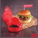 Ver imagem 3 de Forma Moldar Hambúrguer Carne Prensa Antiaderente Redonda Grill Sanduiche Artesanal Caseiro Gourmet 