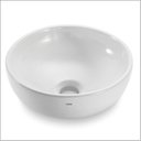 Ver imagem 1 de Cuba de Apoio para Banheiro Redonda 30cm em Cerâmica Icasa