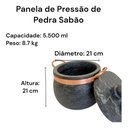 Ver imagem 4 de Panela de Pressão Pedra Sabão 5,5 Litros