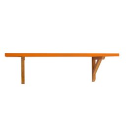 Prateleira Vitoria Terracota Madeira Parede Flutuante Suporte Casa - Organizze Móveis - 2