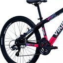Ver imagem 2 de Bicicleta Viking Aro 26 Câmbios Importados 21v Aero Preto Rosa