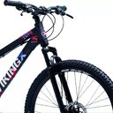 Ver imagem 3 de Bicicleta Viking Aro 26 Câmbios Importados 21v Aero Preto Rosa