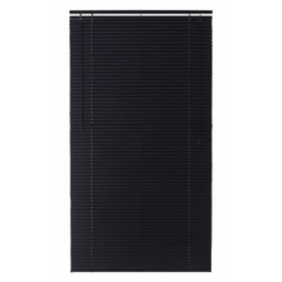 Persiana Horizontal PVC Preta 120 (L) x 160 (A) Cortina Completa C/ Kit de instalação 1,20 x 1,60 - 2