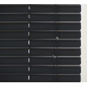 Ver imagem 5 de Persiana Horizontal PVC Preta 120 (L) x 160 (A) Cortina Completa C/ Kit de instalação 1,20 x 1,60