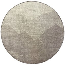 Tapete Redondo Algodão Vibe 130 X 130 Cm - 2