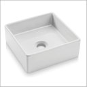 Ver imagem 1 de Cuba de Apoio para Banheiro Quadrada 30cm em Cerâmica Icasa