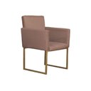 Ver imagem 3 de Conjunto 02 Poltronas para Recepção e Sala Klara Suede Cappuccino
