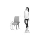 Ver imagem 3 de Kit 4 Cadeiras Sala Jantar Ivy 4 Un Nature/courano/caramelo/creme - Henn