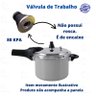 Kit Borracha e Válvula de Trabalho Original Panela Pressão Brinox Pressure 4,2 L - 4