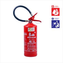 EXTINTOR INDUSTRIAL PQS 4KG BC - 20B-C 1 ANO MOCELIN - 4