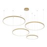 Lustre Pendente Astraled Bevis Pl-9737 Dourado Led Bivolt - 1