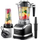 Ver imagem 1 de Liquidificador Profissional Amzchef 1800w com 4 Funções e Jarra de 63oz (preto)