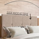 Ver imagem 2 de Cabeceira Casal Ajustavel Ripado Suiça - Cinamomo/off White