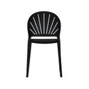 Ver imagem 5 de Conjunto com 4 Cadeiras Lane 83cm x 50,5cm x 46cm Preto