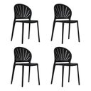 Ver imagem 2 de Conjunto com 4 Cadeiras Lane 83cm x 50,5cm x 46cm Preto