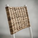 Ver imagem 3 de Kit 4 Cadeiras Atlanta Corino Paraopeba e Rattan Carvalho Tubo Branco