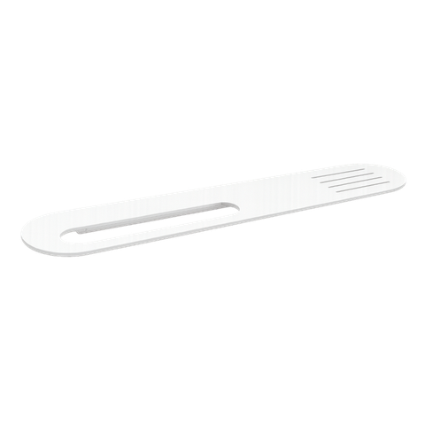Prateleira e Toalheiro para Banheiro Branco Agata Grego Metal 60cm