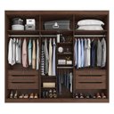 Ver imagem 4 de Guarda Roupa Casal Colossal 100% MDF 6 Portas de Bater 6 Gavetas
