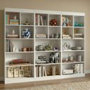 Ver imagem 1 de Kit 3 Estantes Multiuso para Livros 183x94cm Yescasa Branco