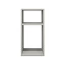 Ver imagem 3 de Mesa de Cabeceira Pequena 2 Nichos em Mdf Plancasa:off White