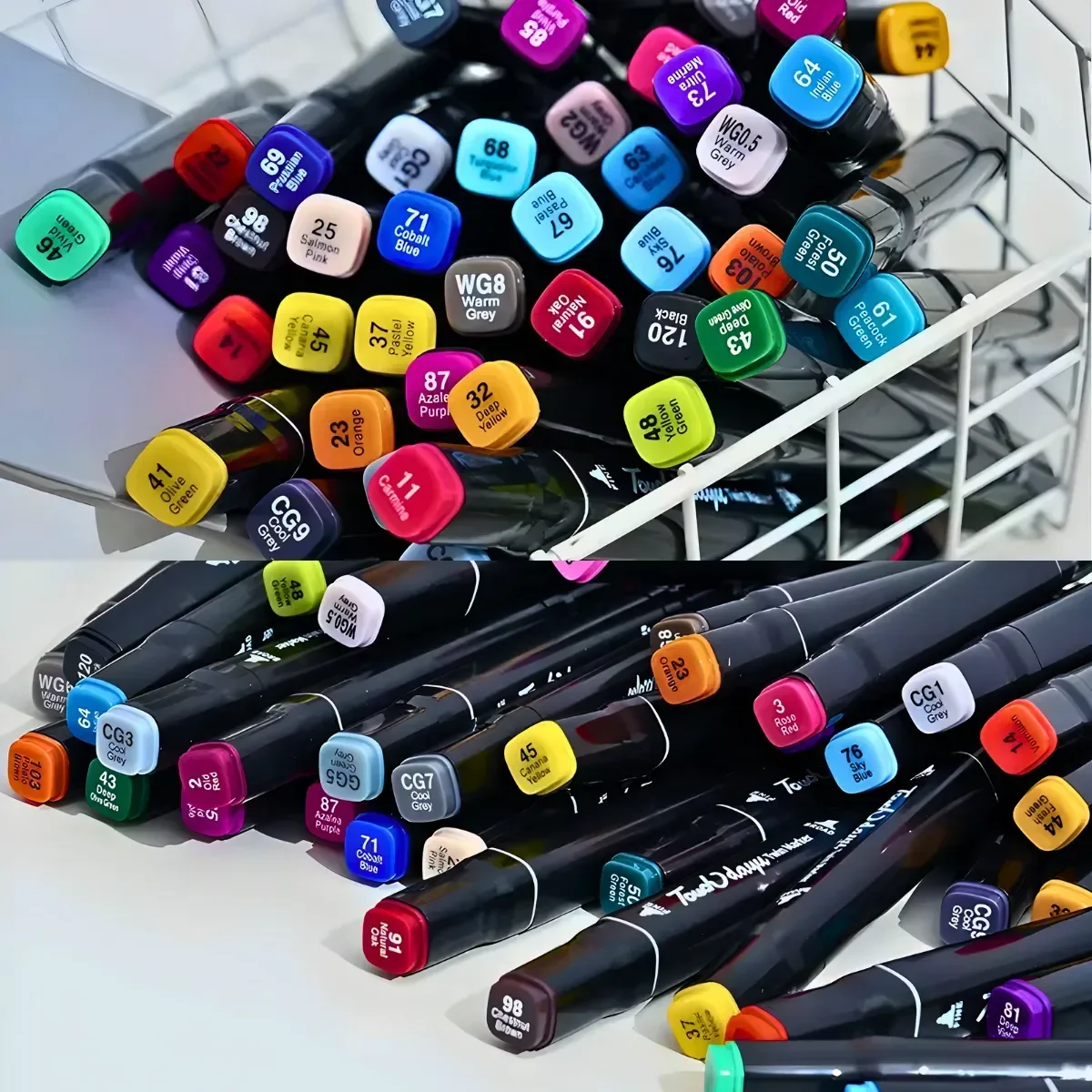 Ver imagem 6 de Kit 36 Canetas Marcadoras Ponta Dupla Arte Cor Criatividade