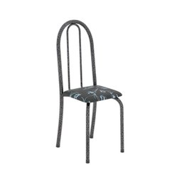 Conjunto de Mesa Tubular 120x75cm Tampo em Granito Topázio com 4 Cadeiras Iris - 5